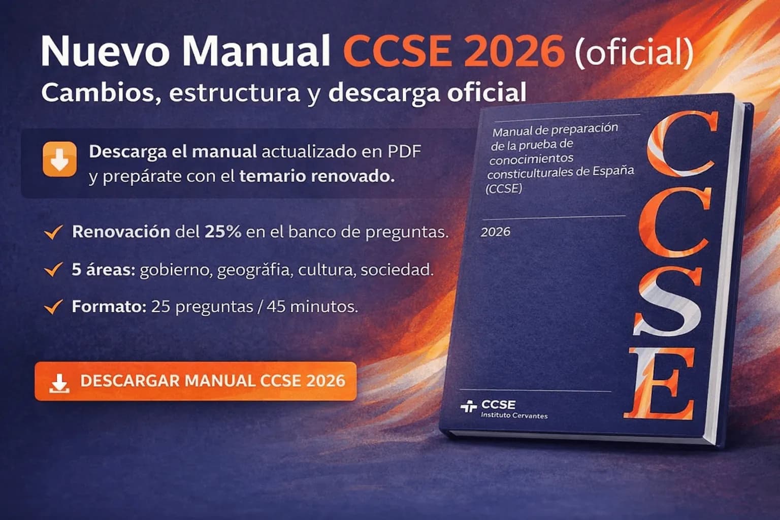 Manual de preparación CCSE 2026